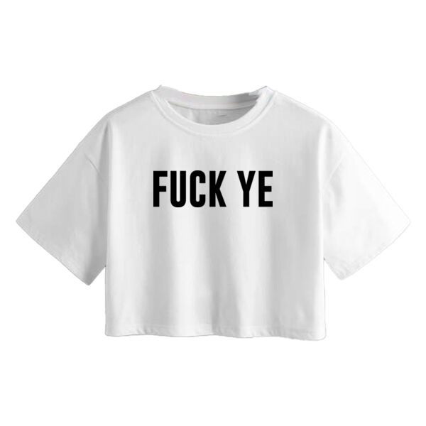 F*CK YE - Crop Top Unisex Miniatura